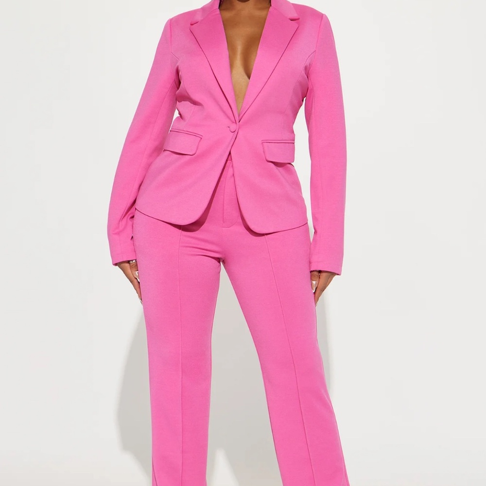 Pink suit